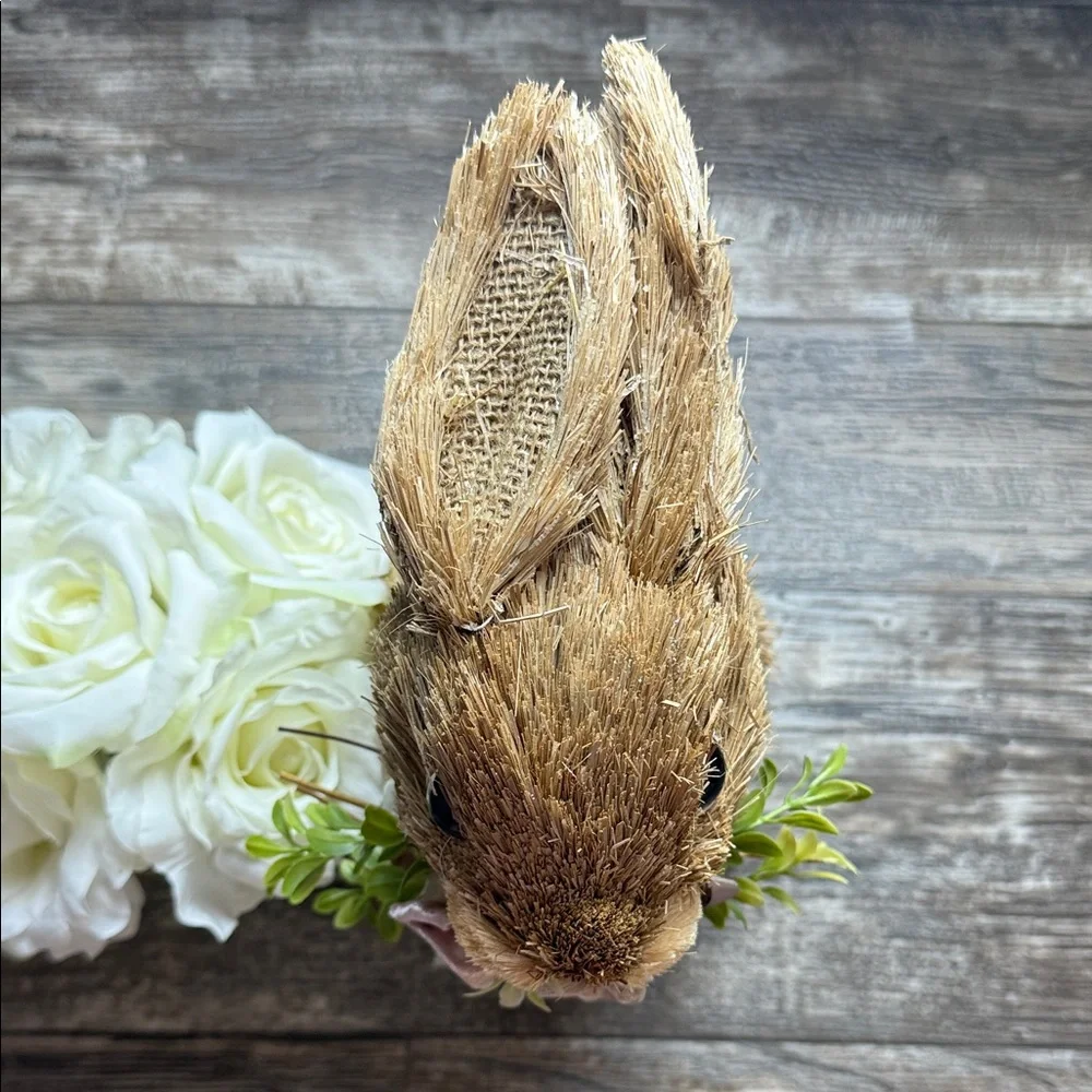 Bunny with Floral Accents